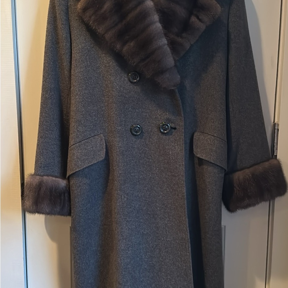 Saks Fifth Avenue Camel Hair Coat